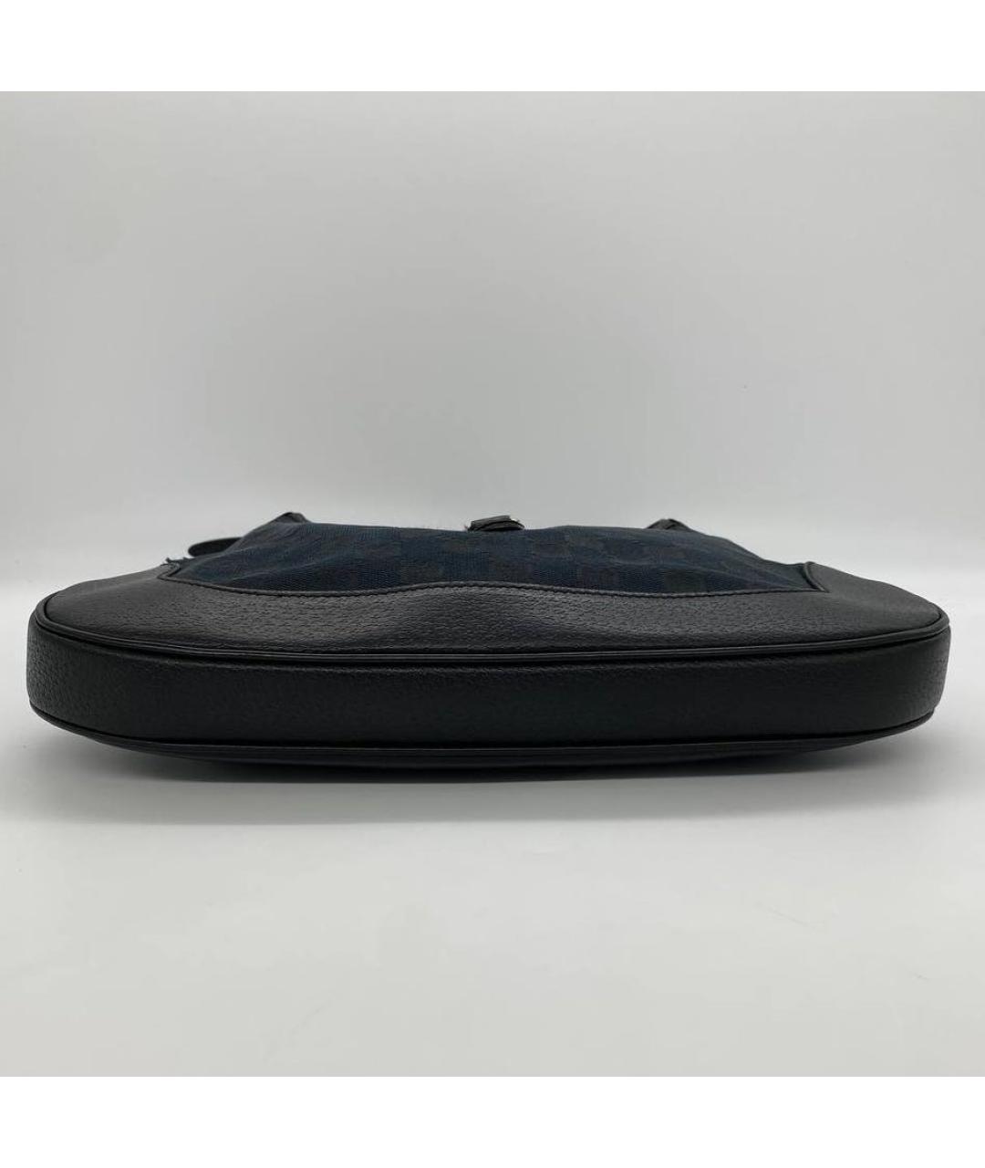 GUCCI Черная жаккардовая сумка тоут, фото 7