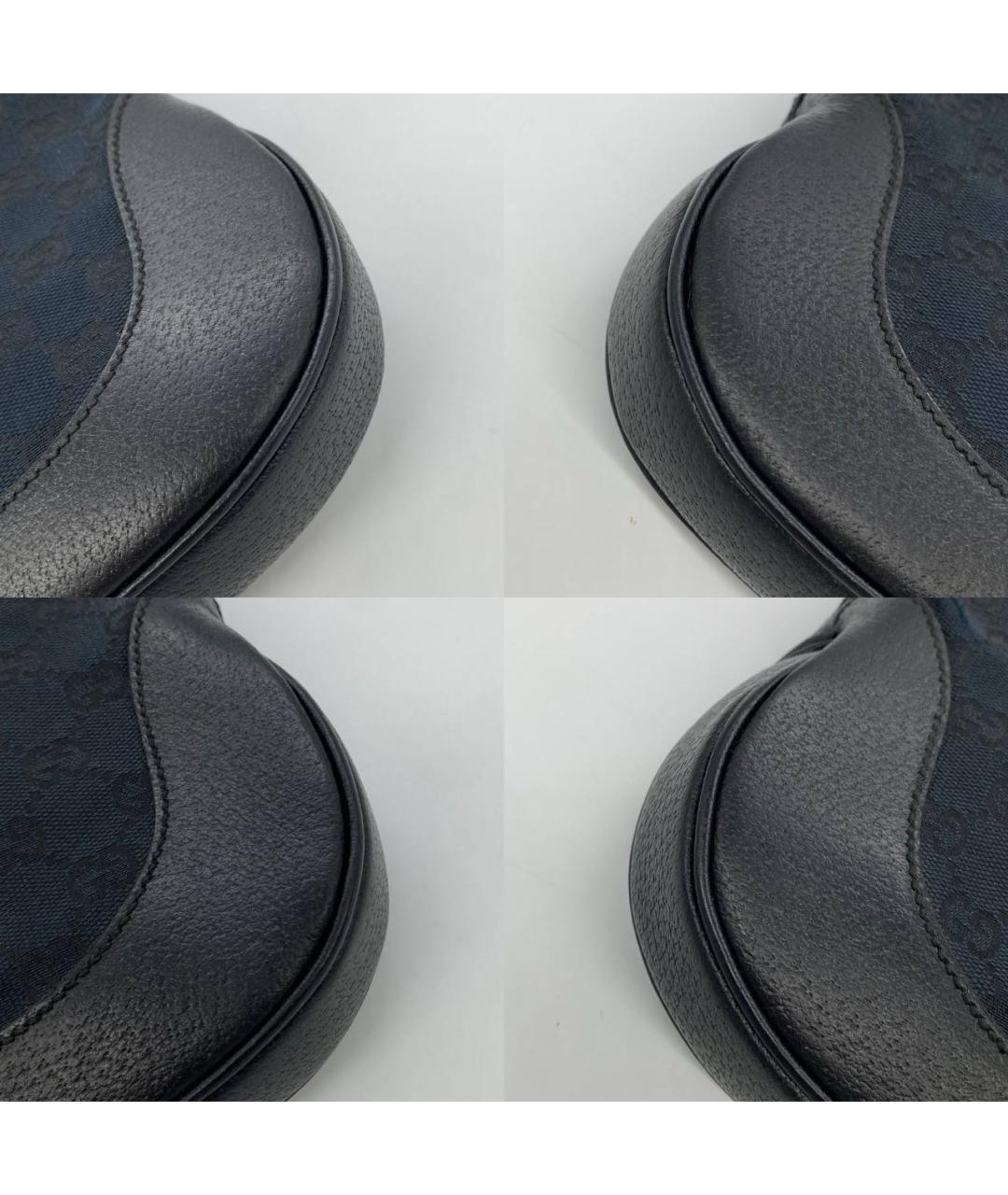 GUCCI Черная жаккардовая сумка тоут, фото 5