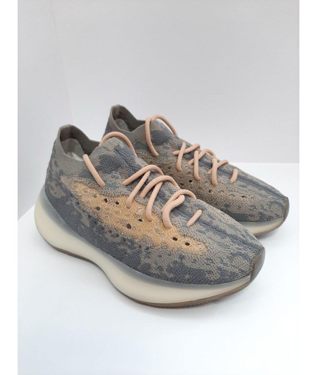 ADIDAS YEEZY Серые низкие кроссовки / кеды, фото 8