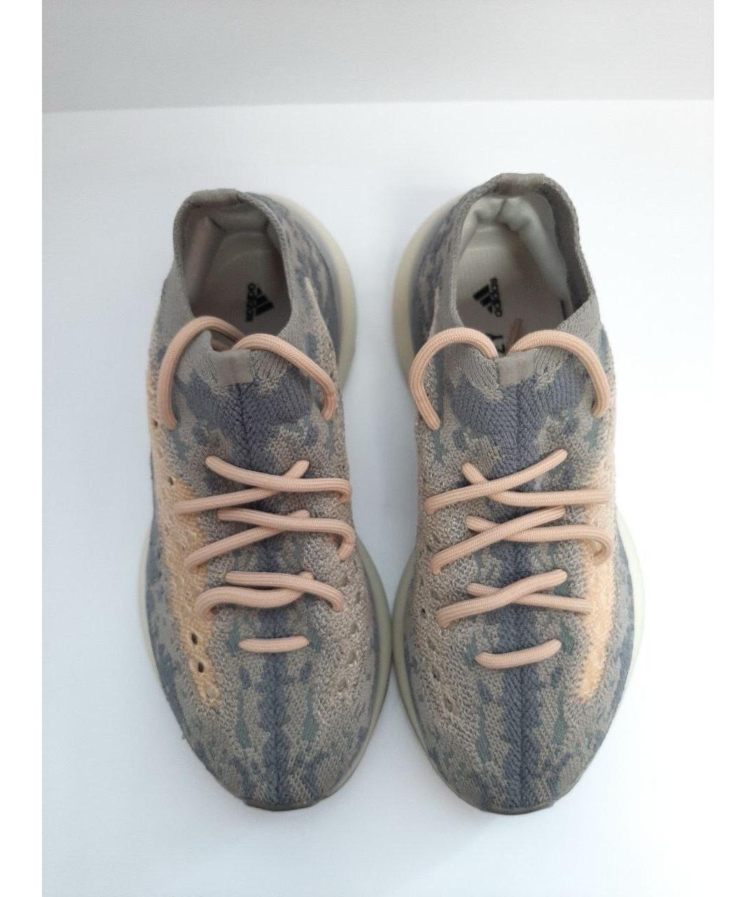 ADIDAS YEEZY Серые низкие кроссовки / кеды, фото 3