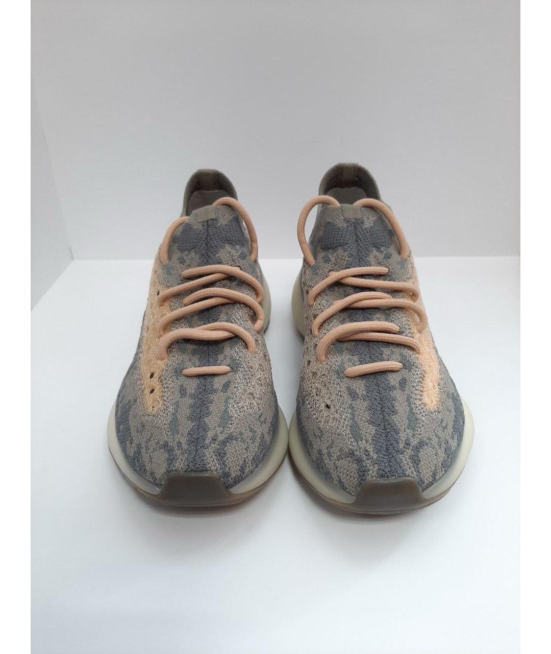 ADIDAS YEEZY Серые низкие кроссовки / кеды, фото 2