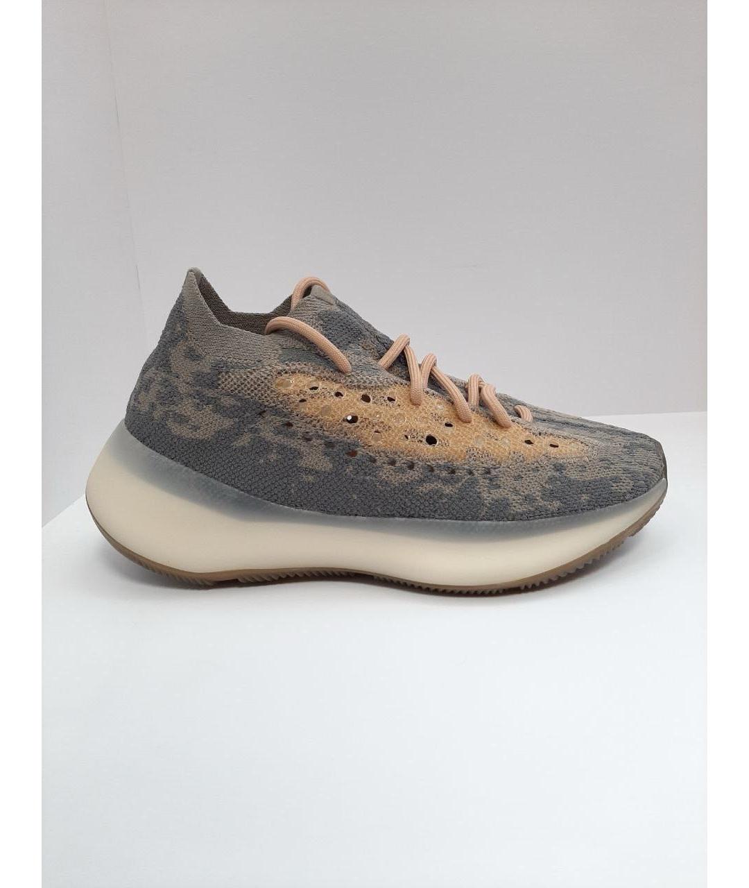 ADIDAS YEEZY Серые низкие кроссовки / кеды, фото 9