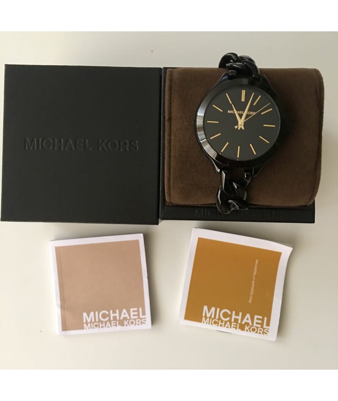 MICHAEL KORS Черные часы, фото 4