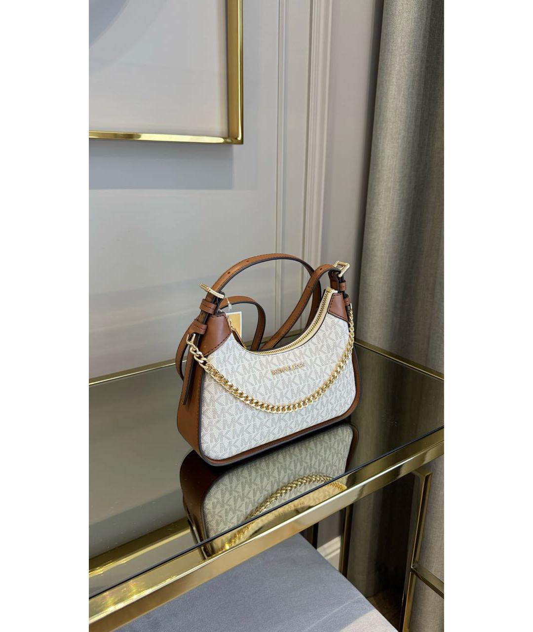 MICHAEL KORS Белая сумка через плечо, фото 3
