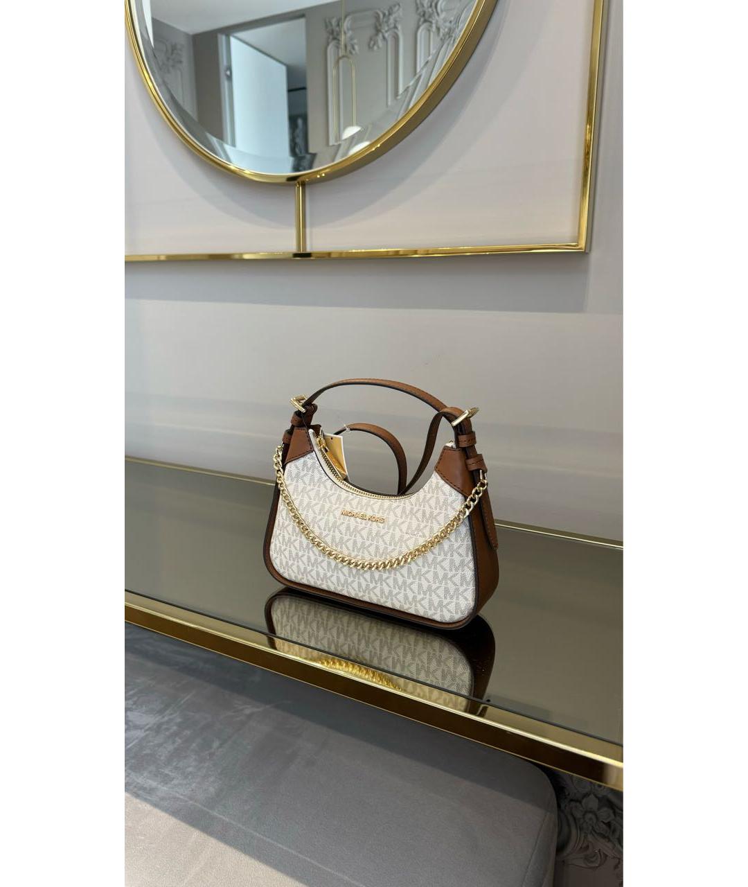 MICHAEL KORS Белая сумка через плечо, фото 5