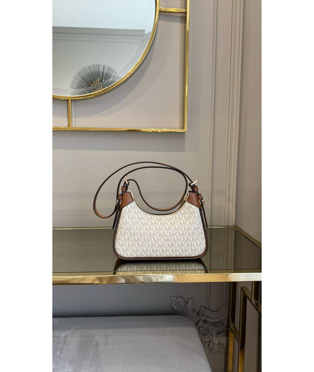 MICHAEL KORS Белая сумка через плечо, фото 6