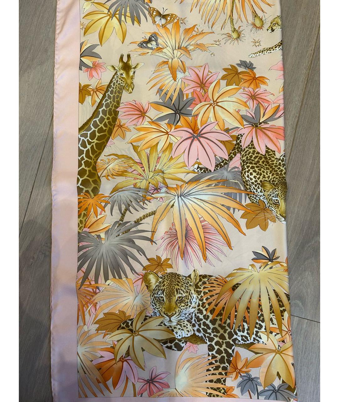 FERRAGAMO Мульти шелковый платок, фото 5