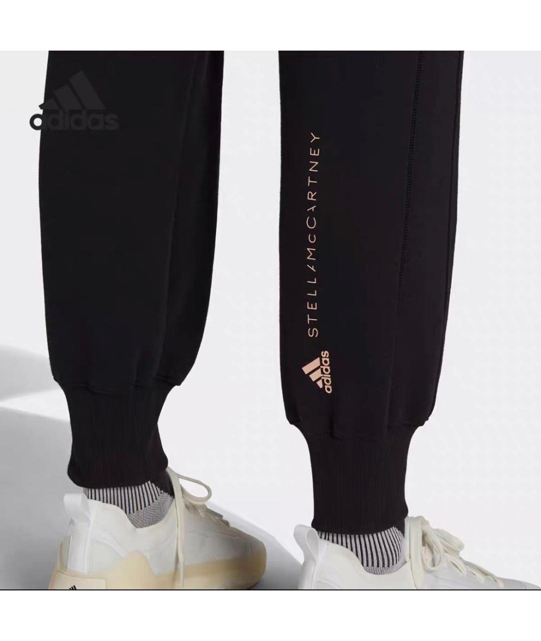 ADIDAS BY STELLA MCCARTNEY Черные хлопковые спортивные брюки и шорты, фото 5