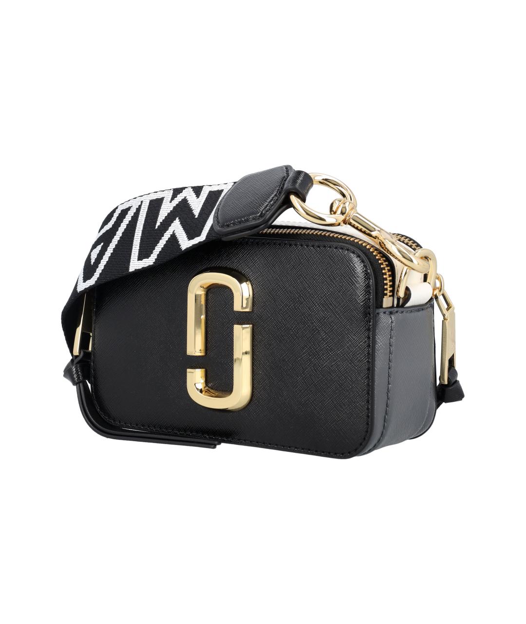 MARC JACOBS Черная кожаная сумка через плечо, фото 3