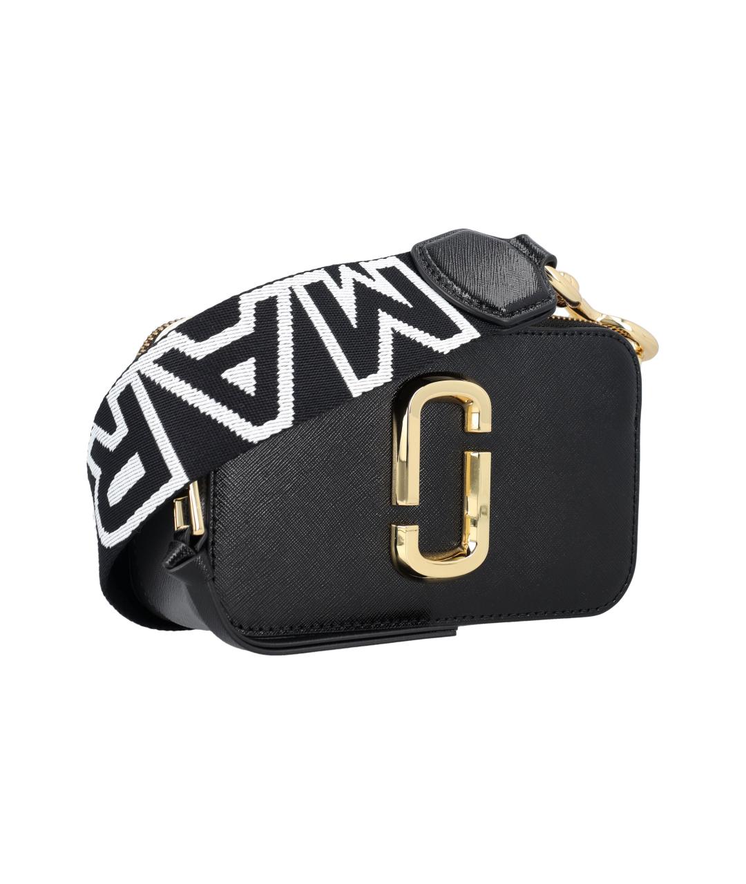 MARC JACOBS Черная кожаная сумка через плечо, фото 2