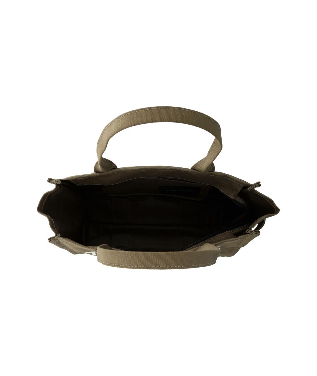 MARC JACOBS Зеленая хлопковая сумка тоут, фото 5