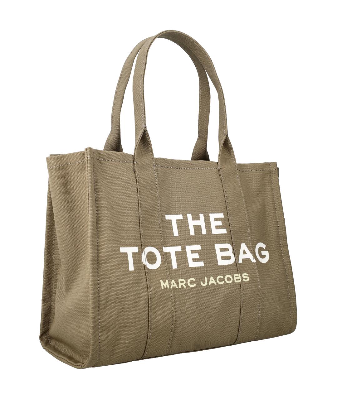 MARC JACOBS Зеленая хлопковая сумка тоут, фото 2