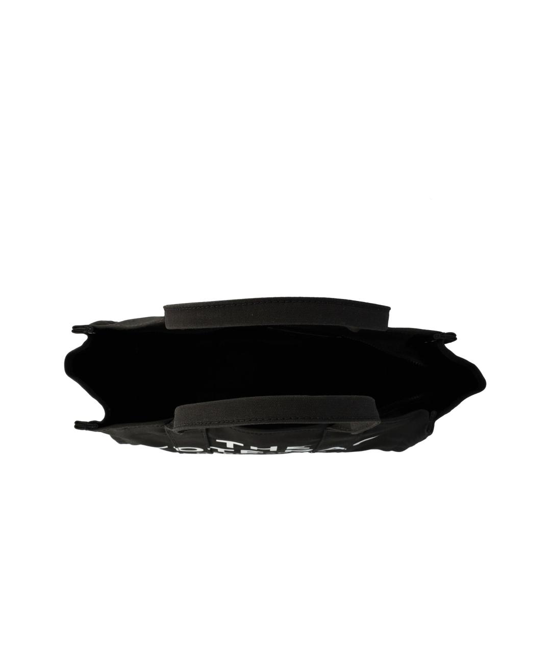 MARC JACOBS Черная хлопковая сумка тоут, фото 5