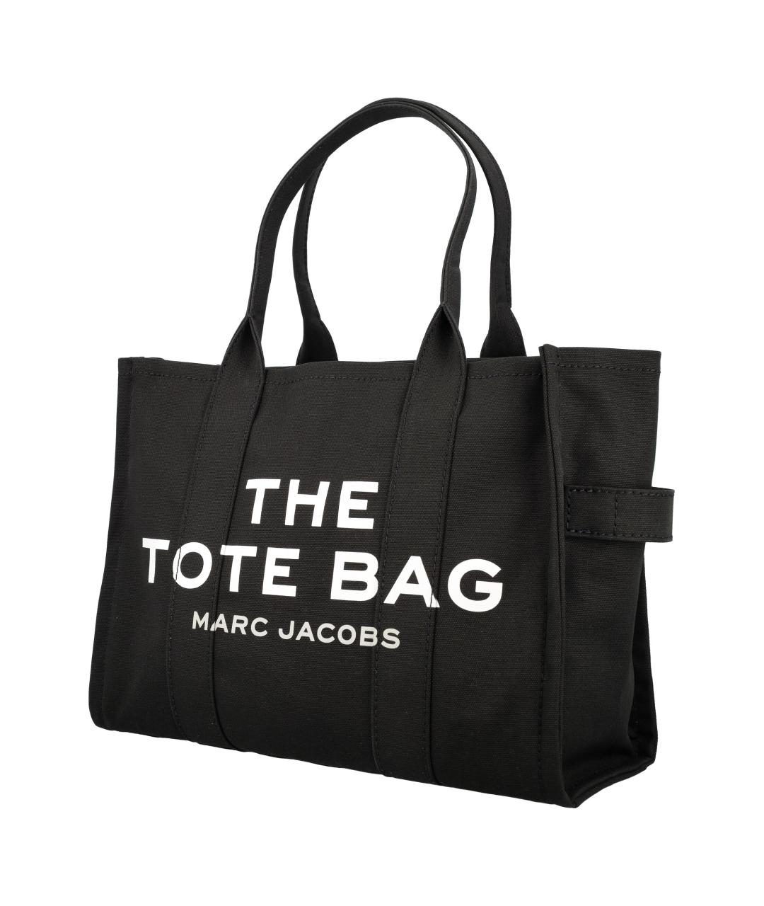 MARC JACOBS Черная хлопковая сумка тоут, фото 3