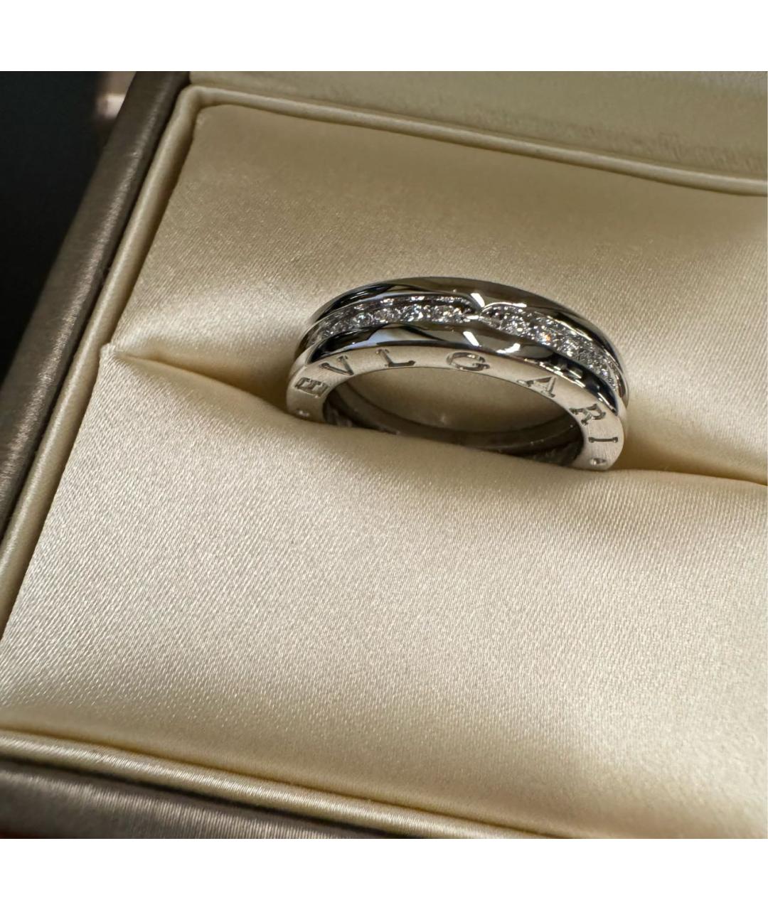BVLGARI Белое кольцо из белого золота, фото 5