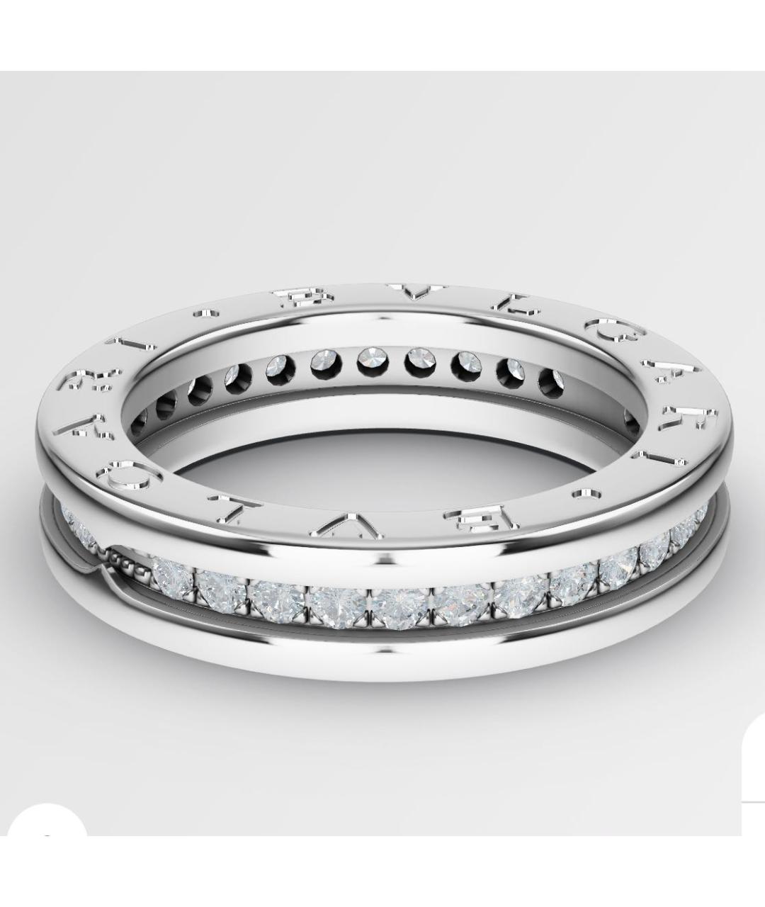 BVLGARI Белое кольцо из белого золота, фото 2