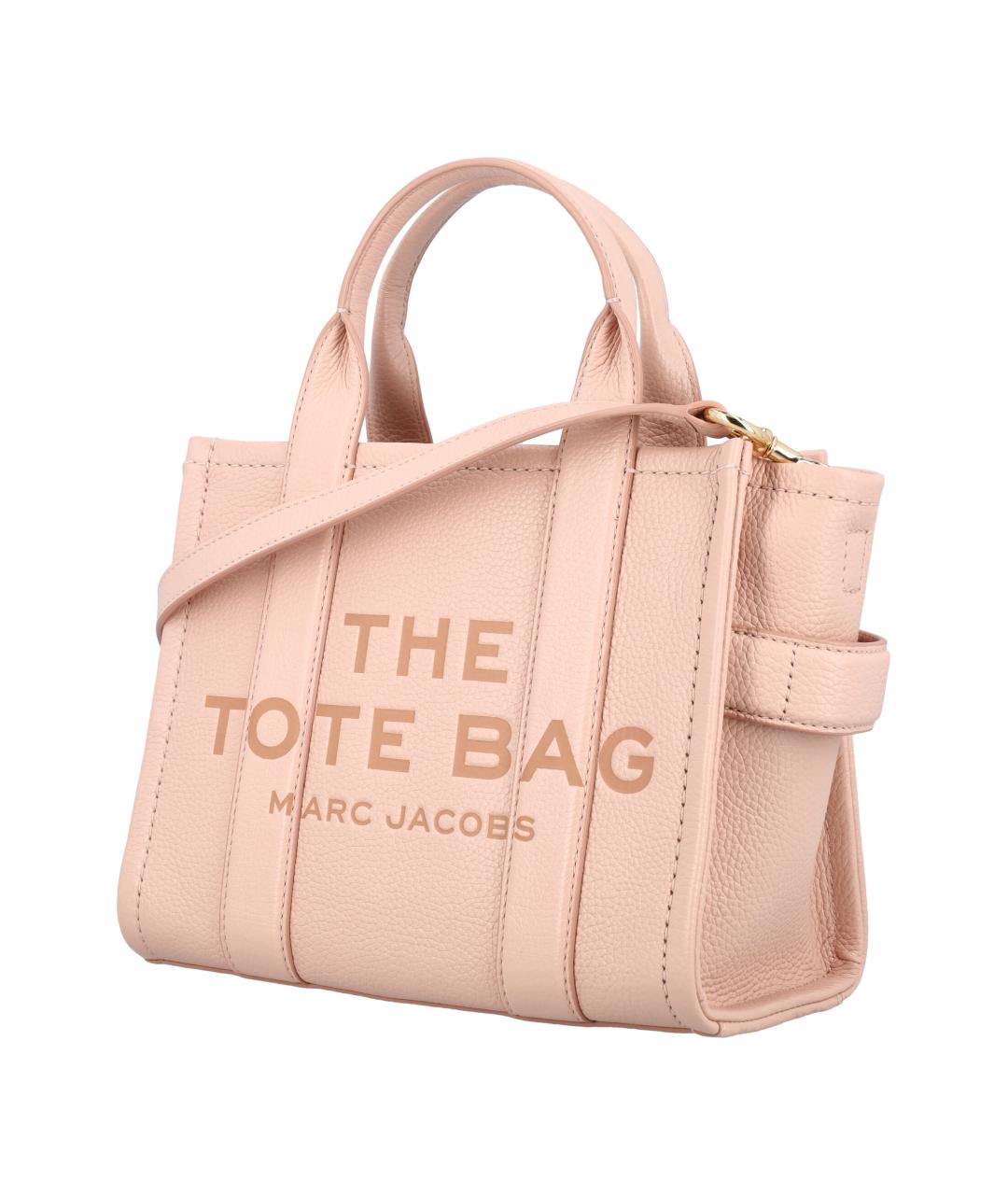 MARC JACOBS Розовая кожаная сумка тоут, фото 3