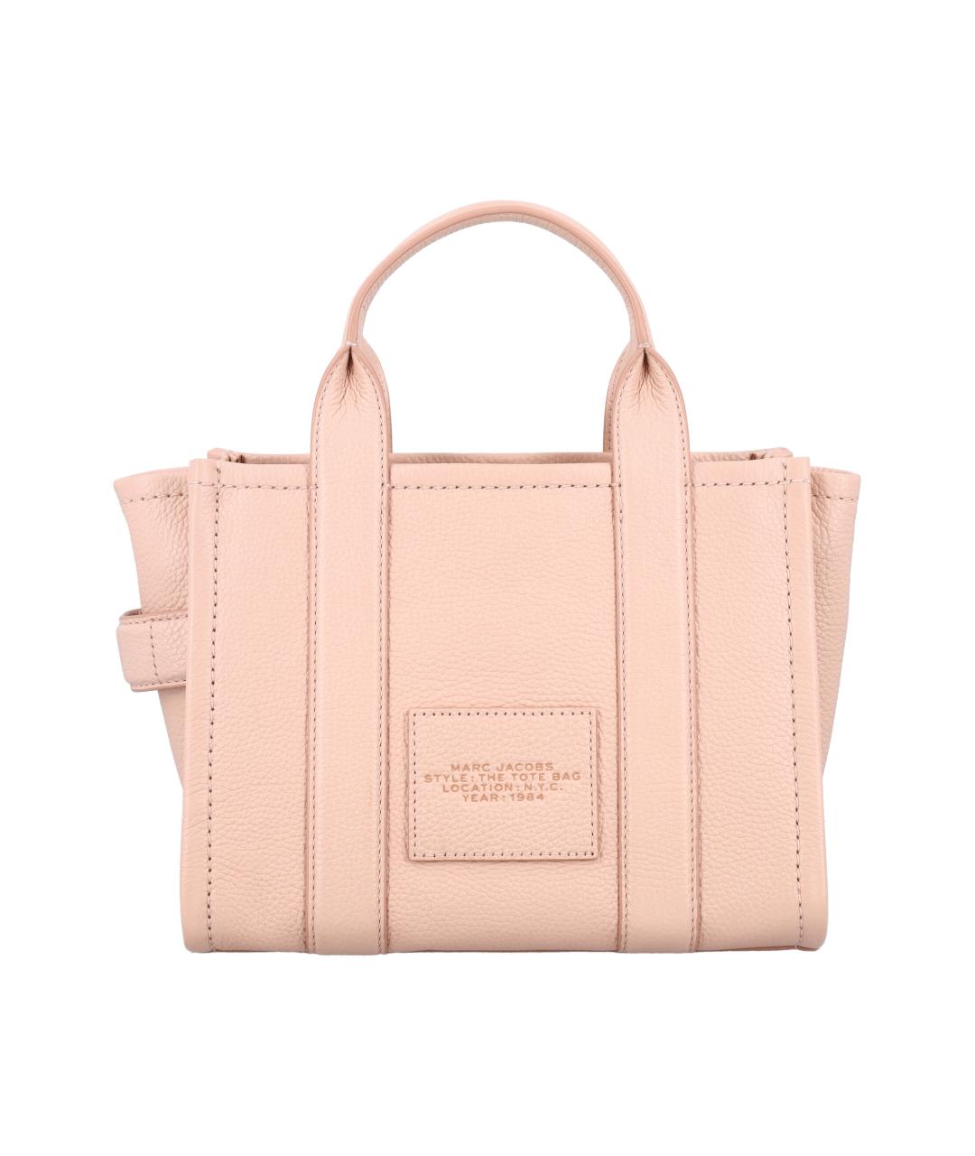 MARC JACOBS Розовая кожаная сумка тоут, фото 4
