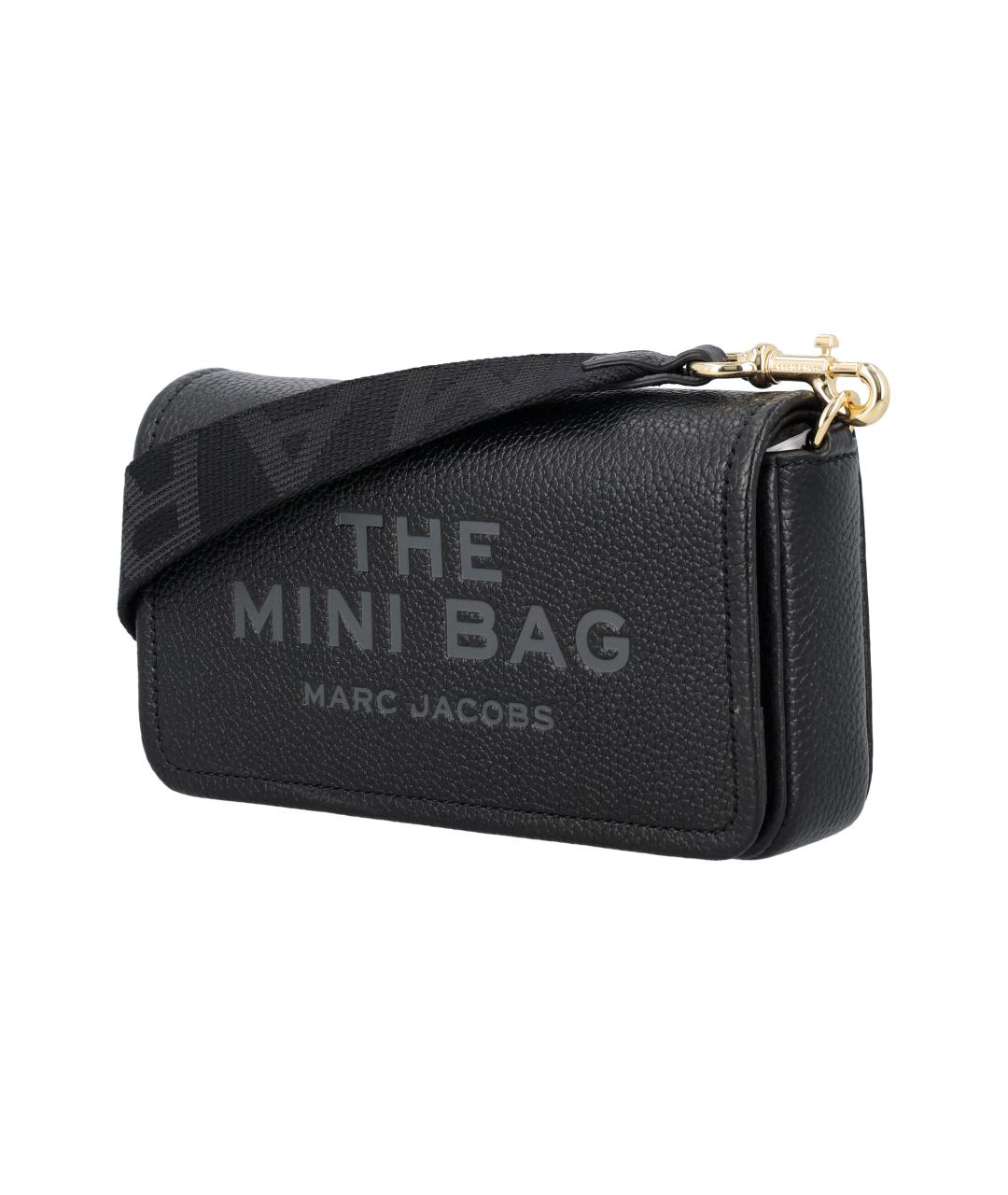 MARC JACOBS Черная кожаная сумка через плечо, фото 3