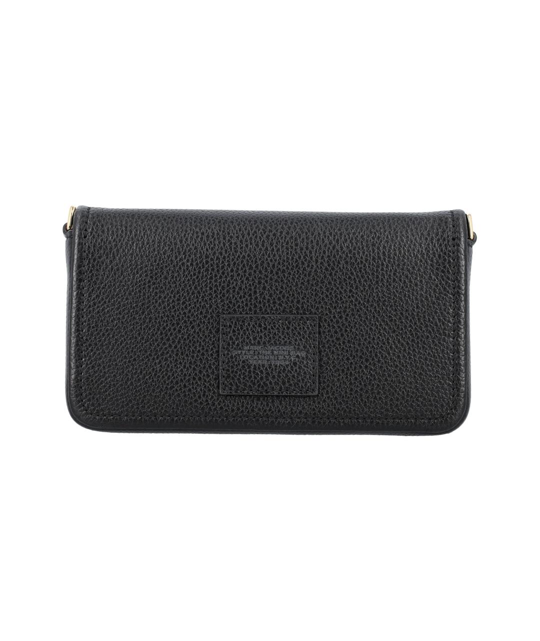 MARC JACOBS Черная кожаная сумка через плечо, фото 4