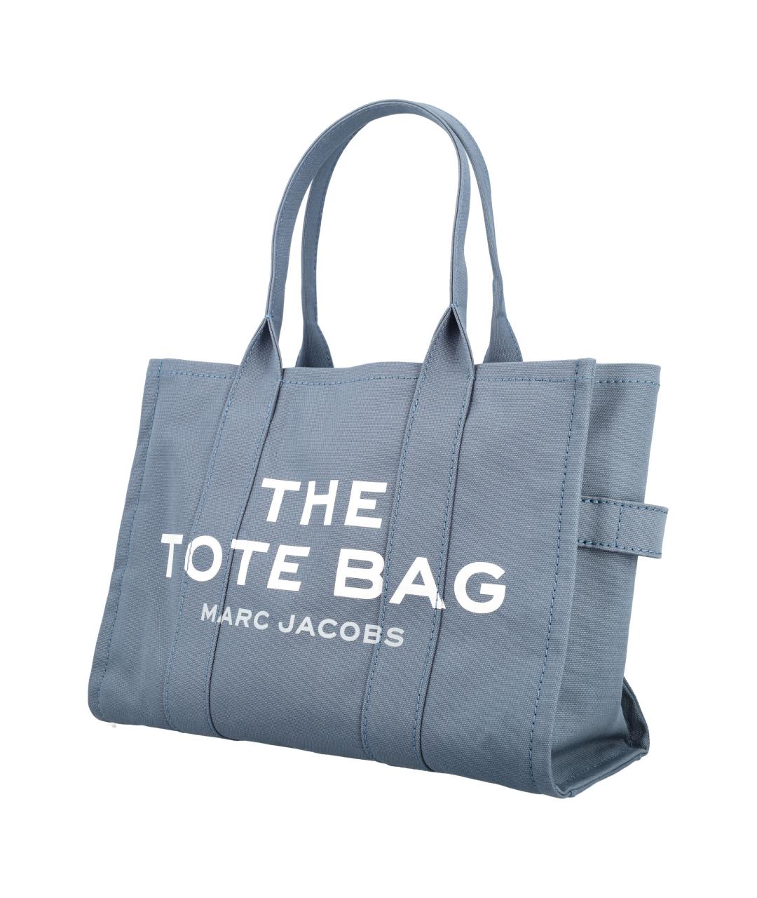 MARC JACOBS Синяя хлопковая сумка тоут, фото 3