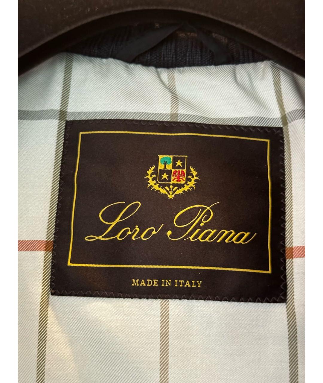 LORO PIANA Черная куртка, фото 3