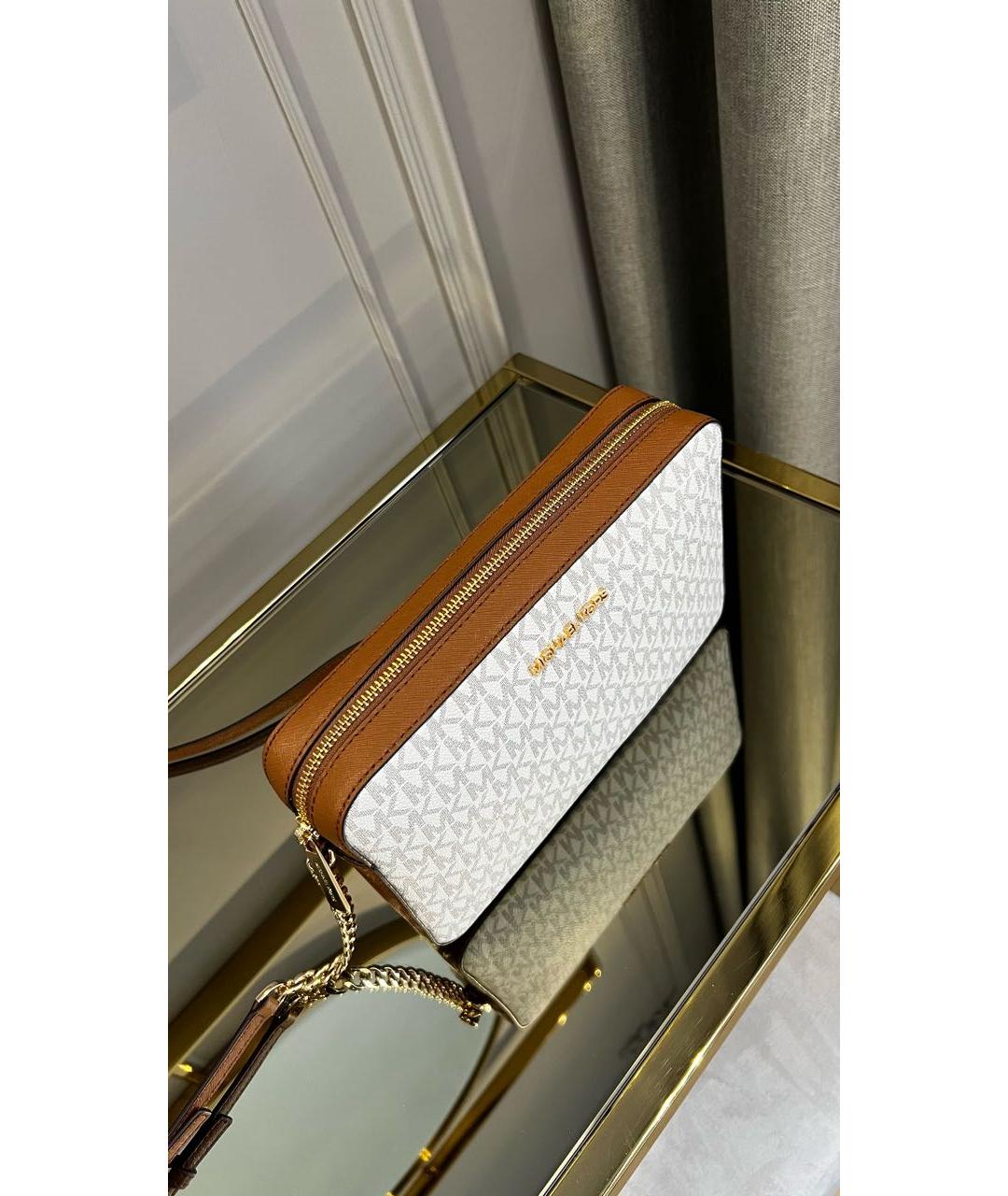 MICHAEL KORS Белая сумка через плечо, фото 5