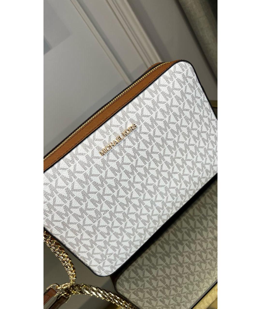 MICHAEL KORS Белая сумка через плечо, фото 4