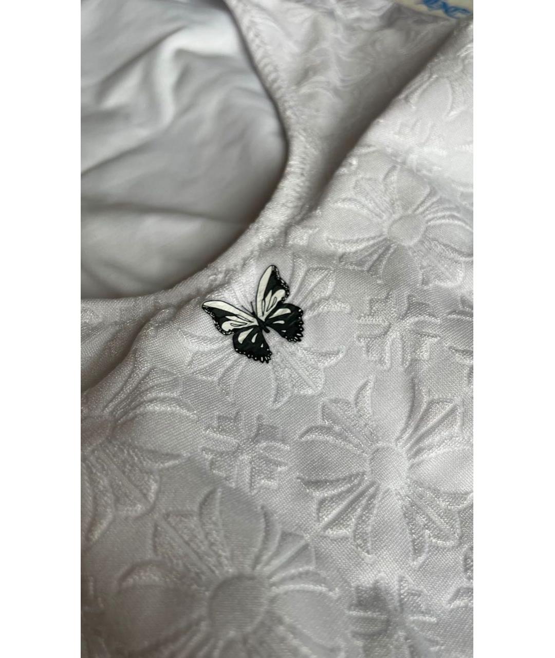 CHROME HEARTS Белый полиамидовый купальник, фото 5