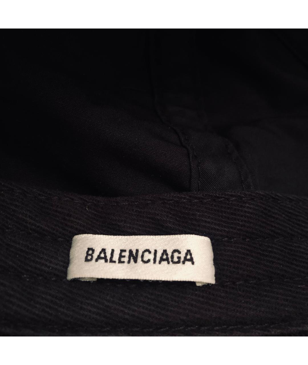 BALENCIAGA Черная хлопковая кепка/бейсболка, фото 5