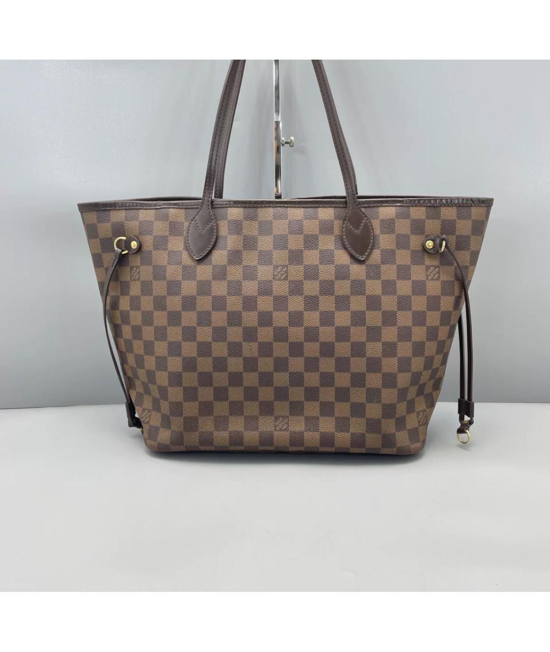 LOUIS VUITTON Коричневая сумка тоут, фото 9
