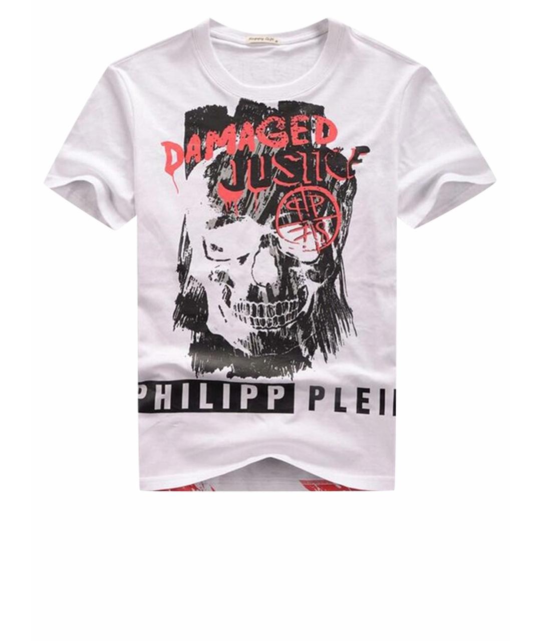 PHILIPP PLEIN Мульти хлопковая футболка, фото 1