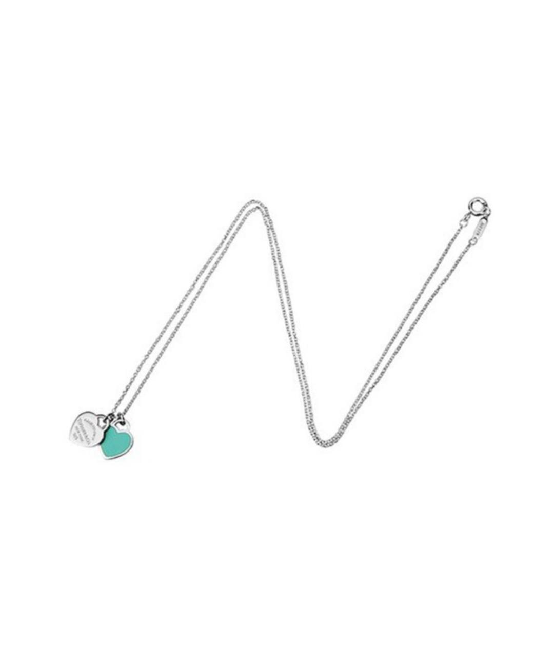 TIFFANY&CO Бирюзовый серебряный кулон, фото 3