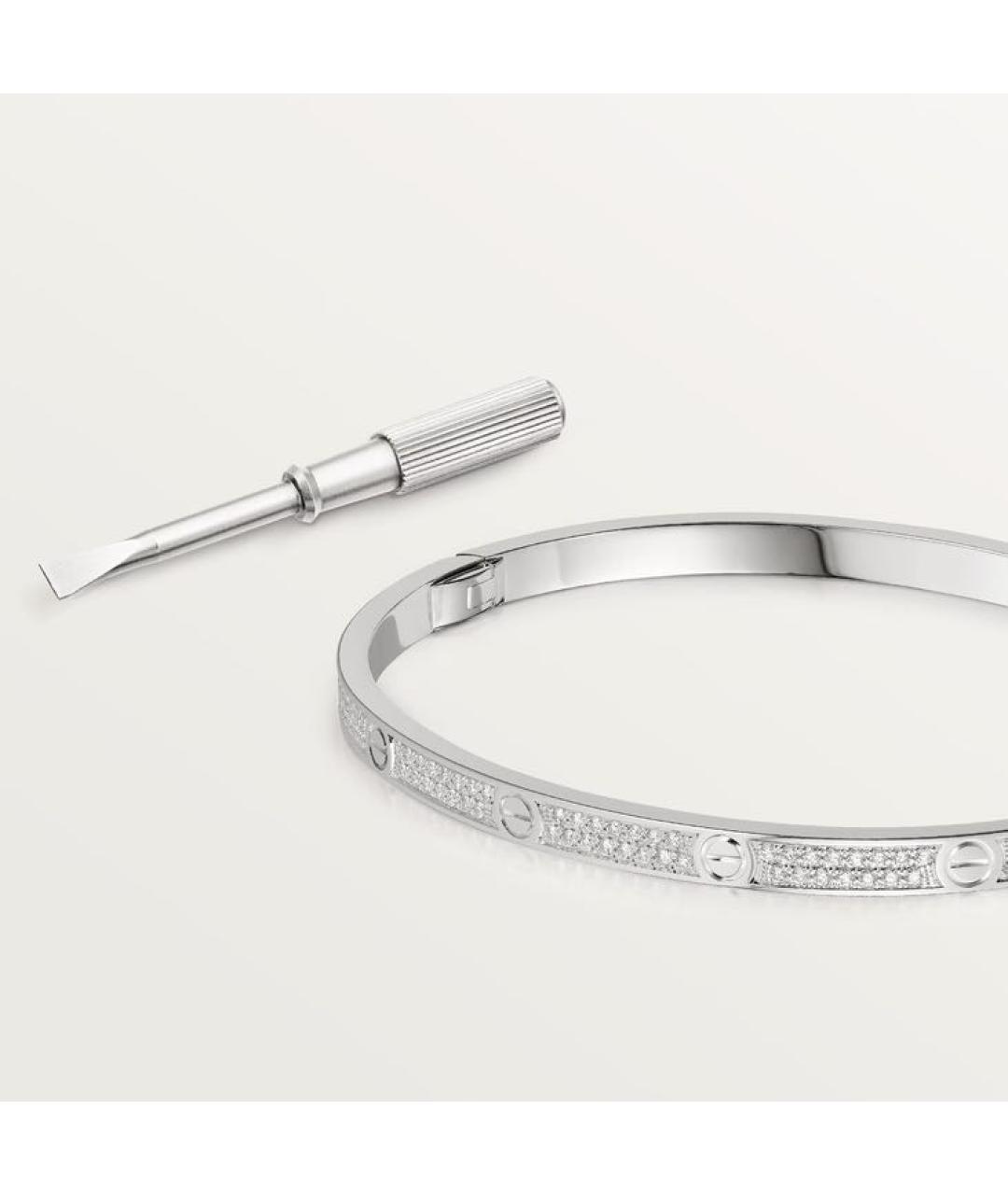 CARTIER Браслет из белого золота, фото 4