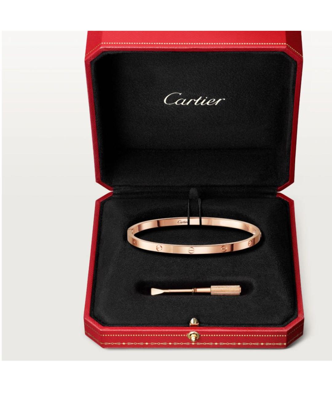CARTIER Золотой браслет из розового золота, фото 3