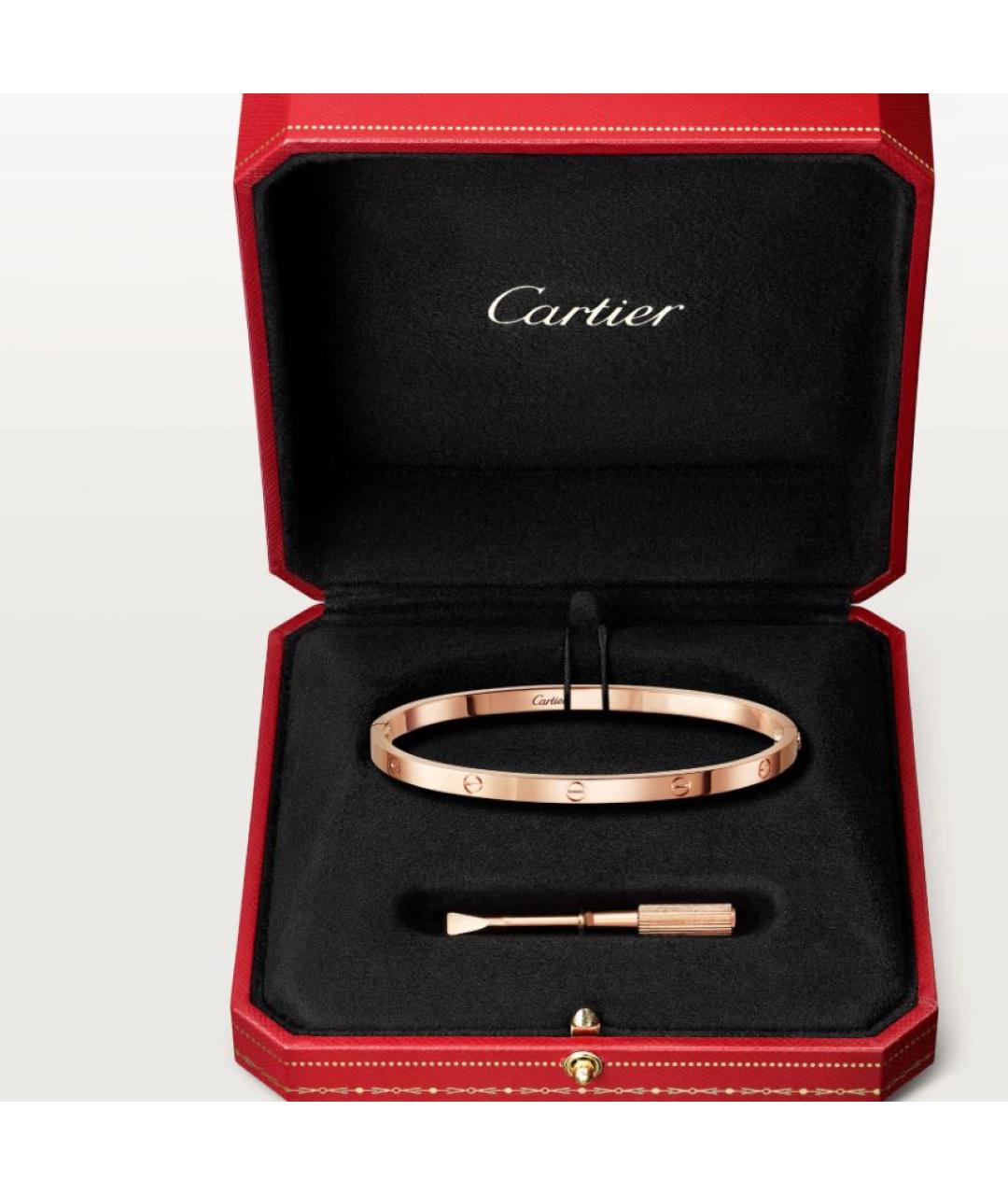 CARTIER Золотой браслет из розового золота, фото 3