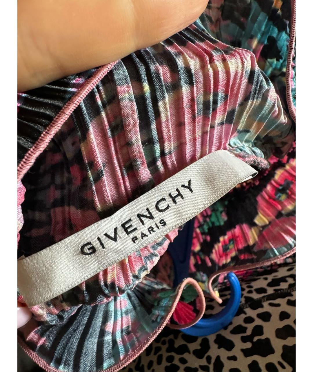 GIVENCHY Розовое полиэстеровое повседневное платье, фото 3