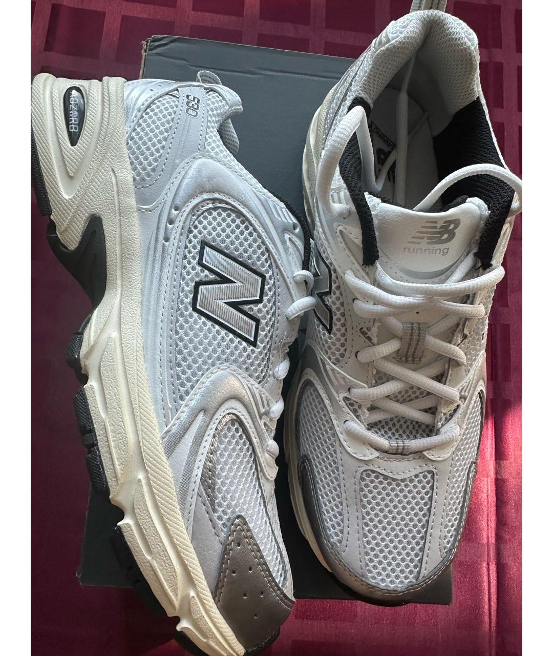 NEW BALANCE Белые низкие кроссовки / кеды, фото 8