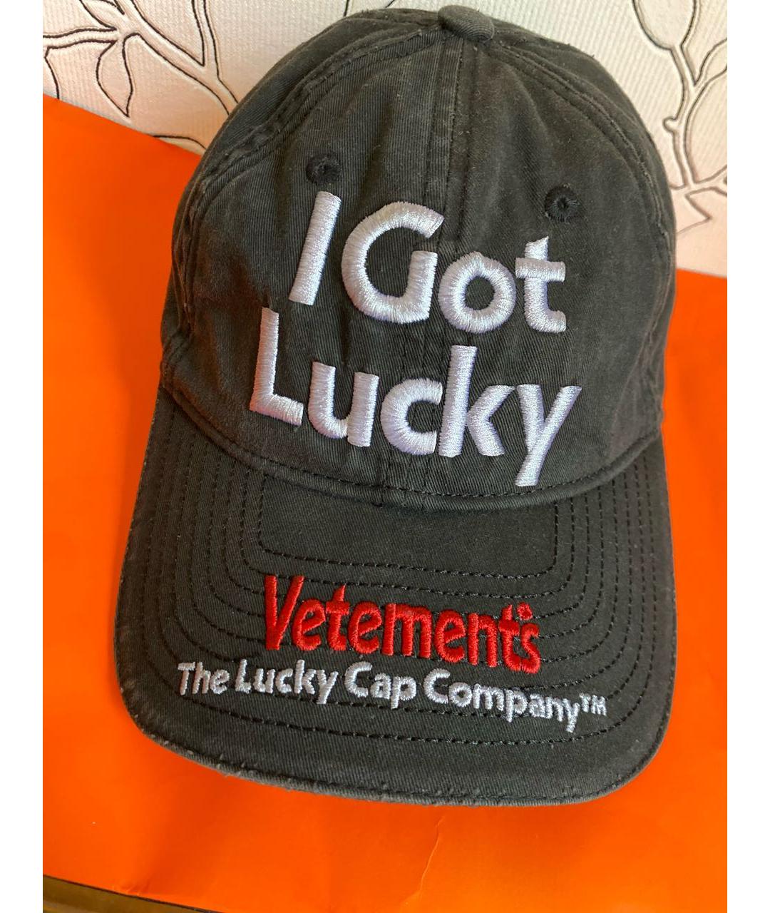 VETEMENTS ヴェトモン I GOT LUCKY 帽子 cap 【公式通販】