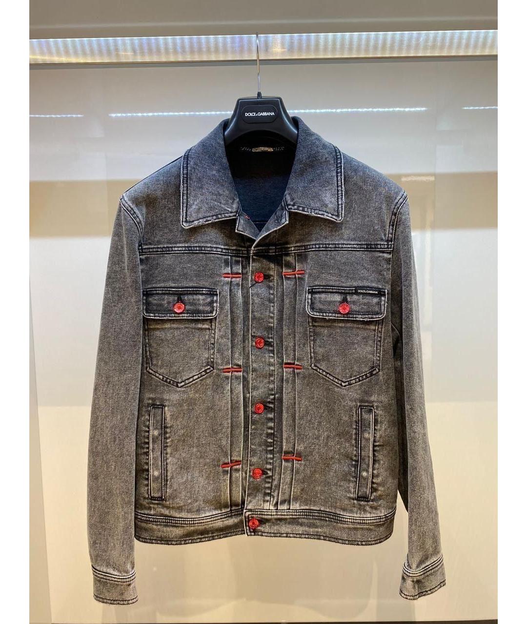 DOLCE&GABBANA Серая куртка, фото 3