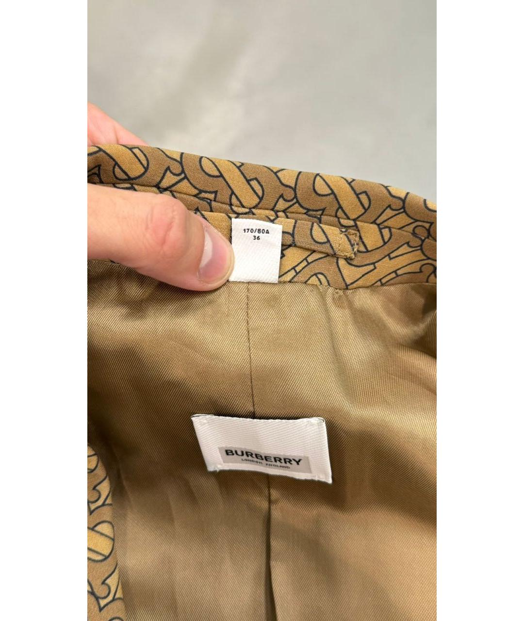 BURBERRY Коричневый жакет/пиджак, фото 7