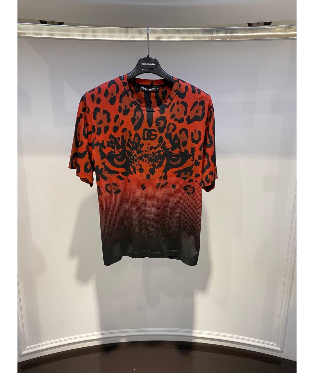 DOLCE&GABBANA Мульти футболка, фото 3