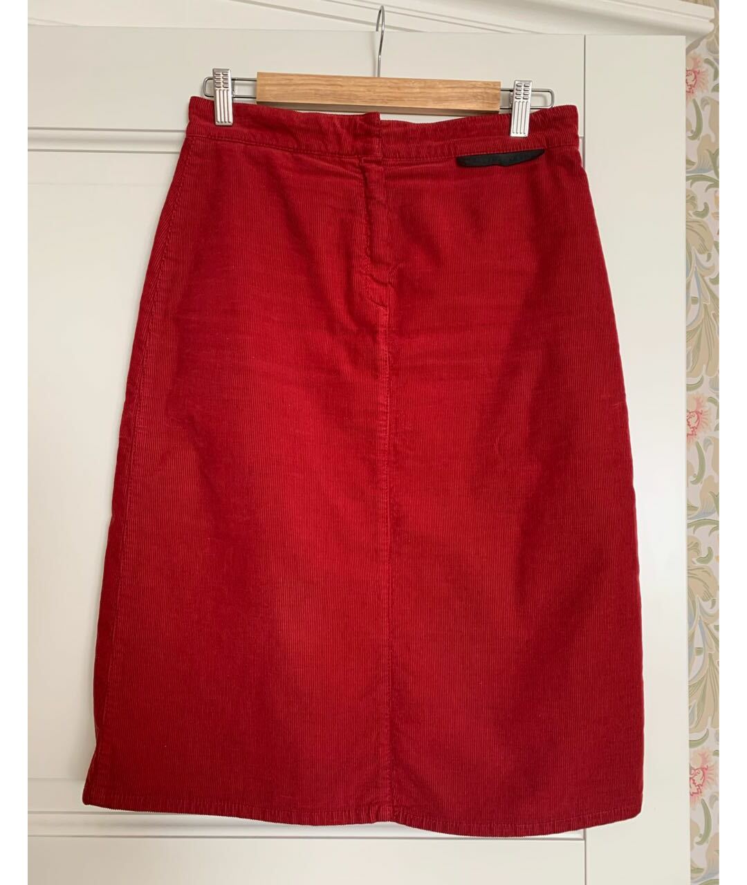STELLA MCCARTNEY Красная хлопковая юбка миди, фото 5