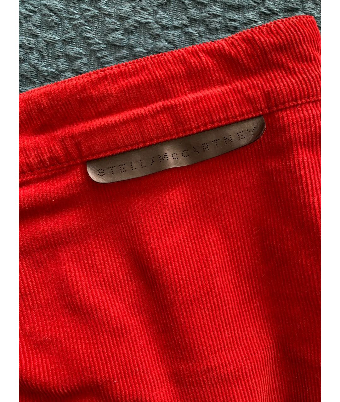 STELLA MCCARTNEY Красная хлопковая юбка миди, фото 3