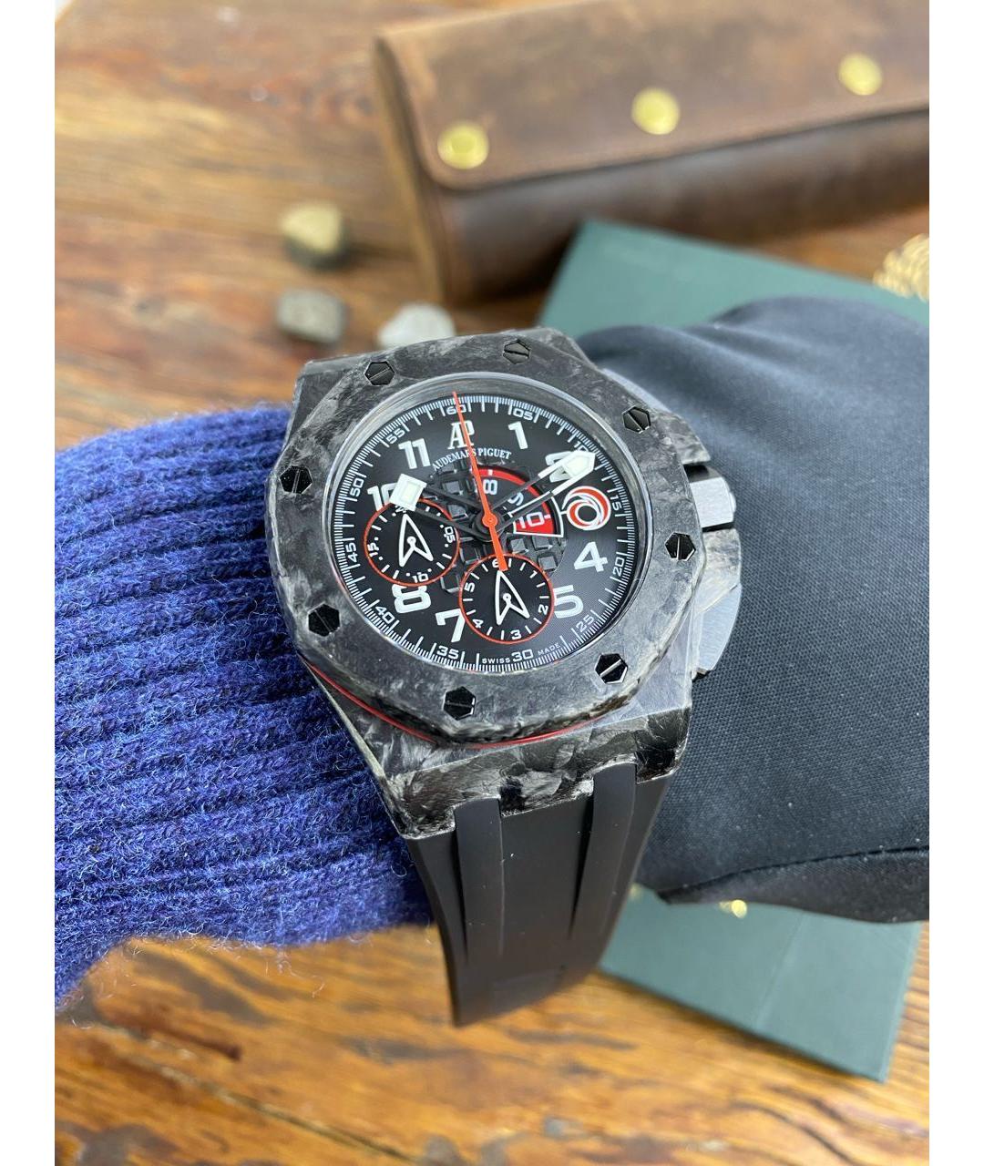 Audemars Piguet Черные часы, фото 2