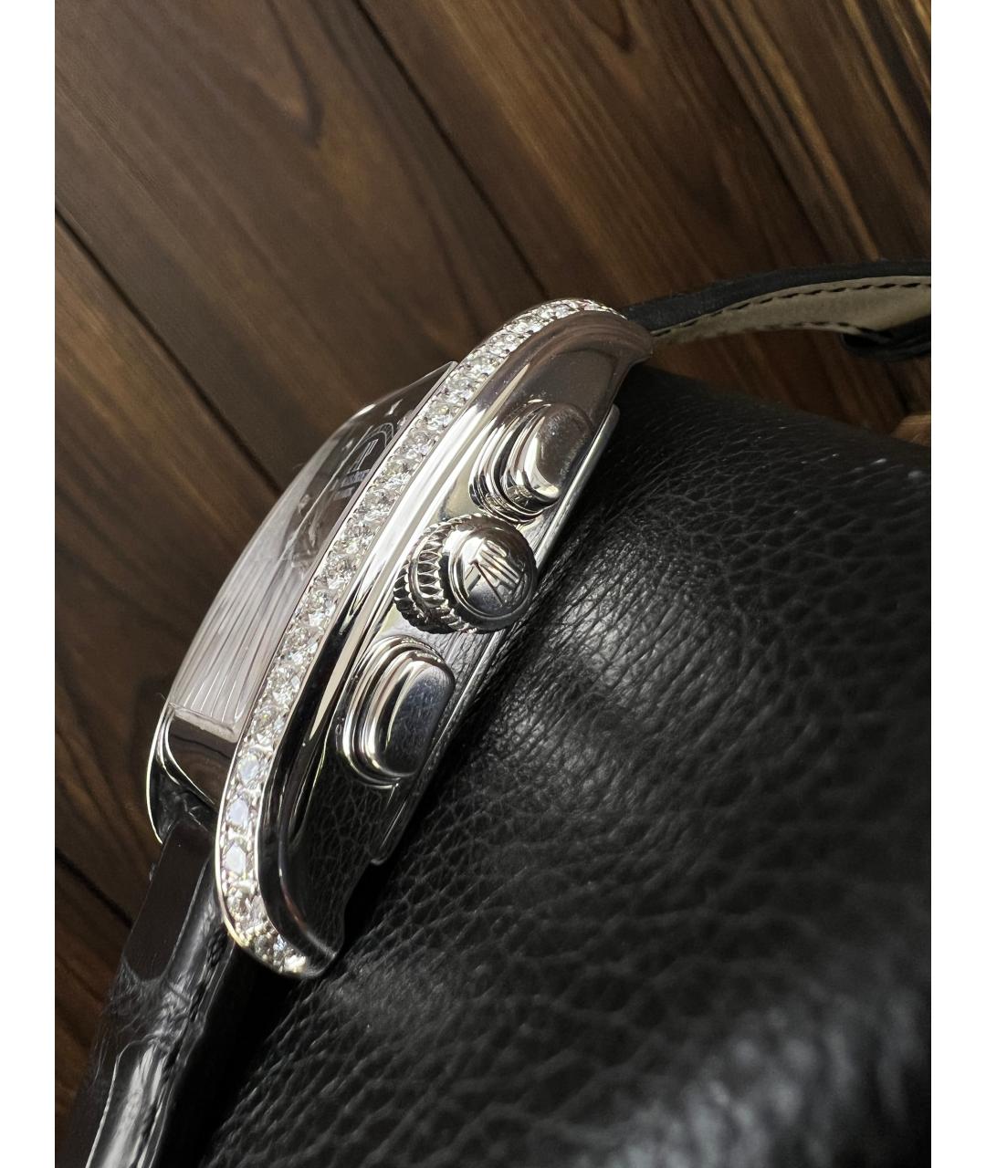 Audemars Piguet Черные часы из белого золота, фото 4