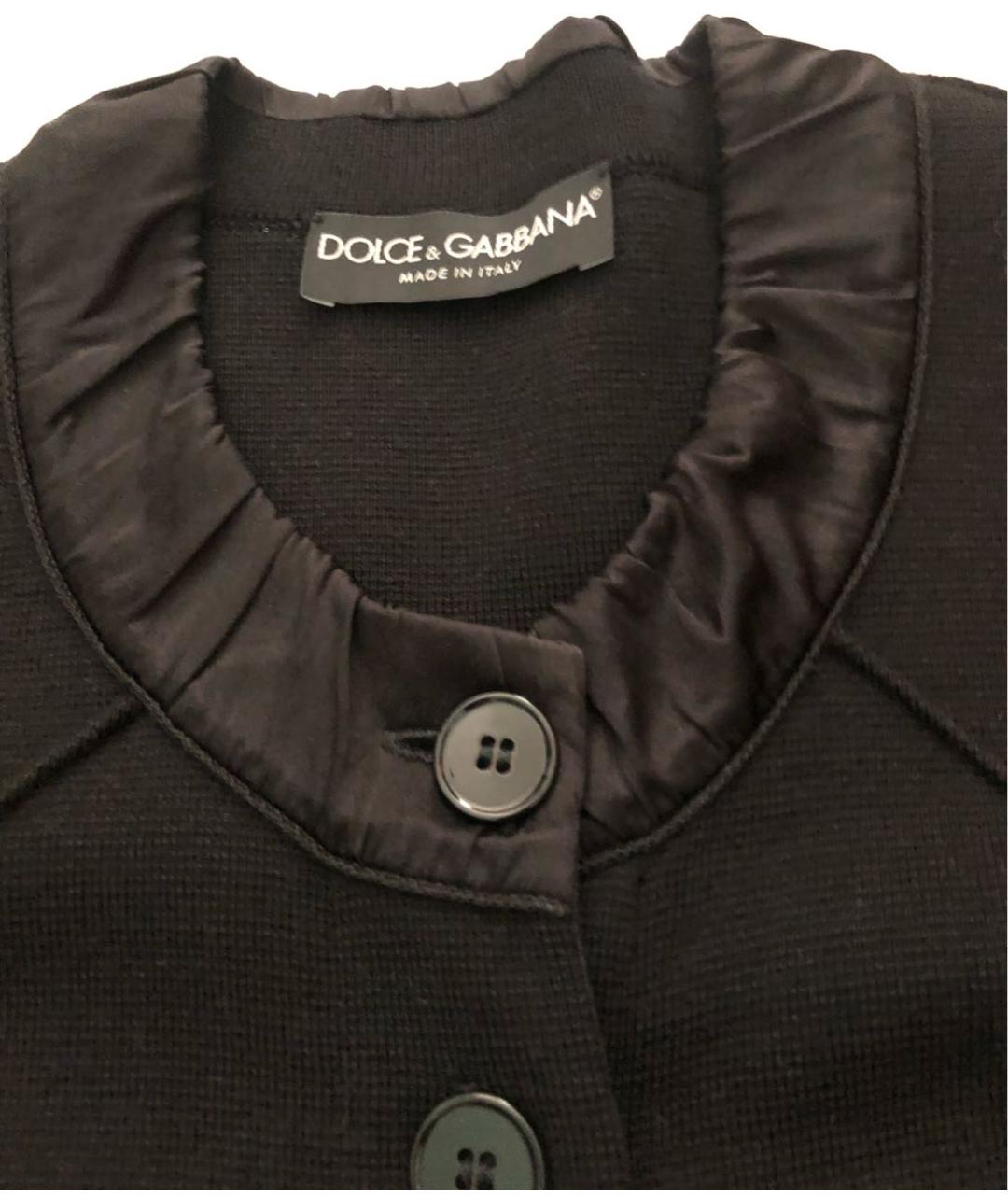 DOLCE&GABBANA Черный кардиган, фото 4