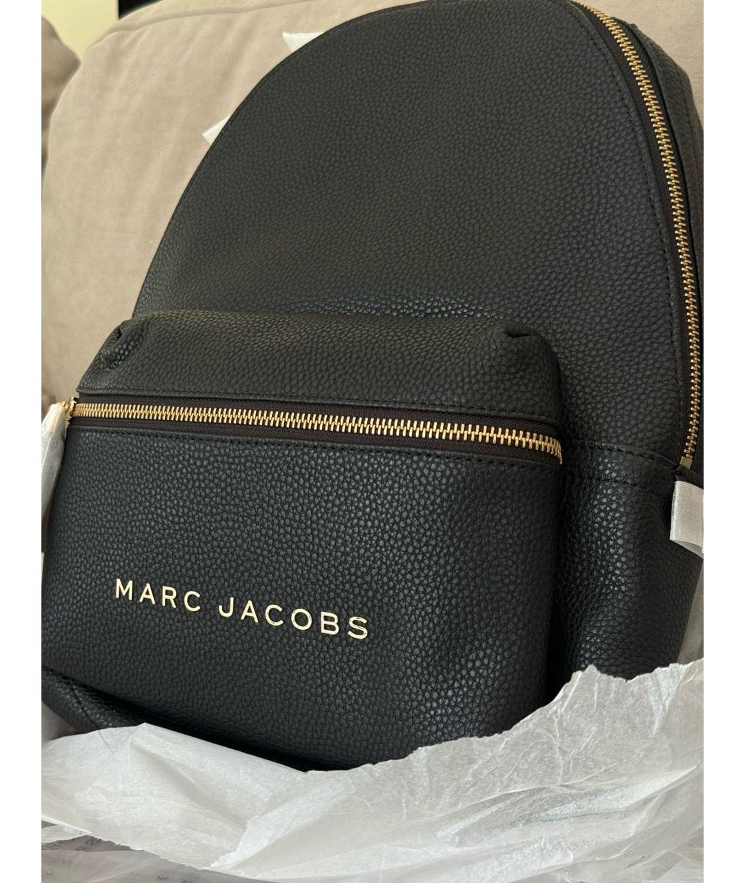 MARC JACOBS Черный кожаный рюкзак, фото 3