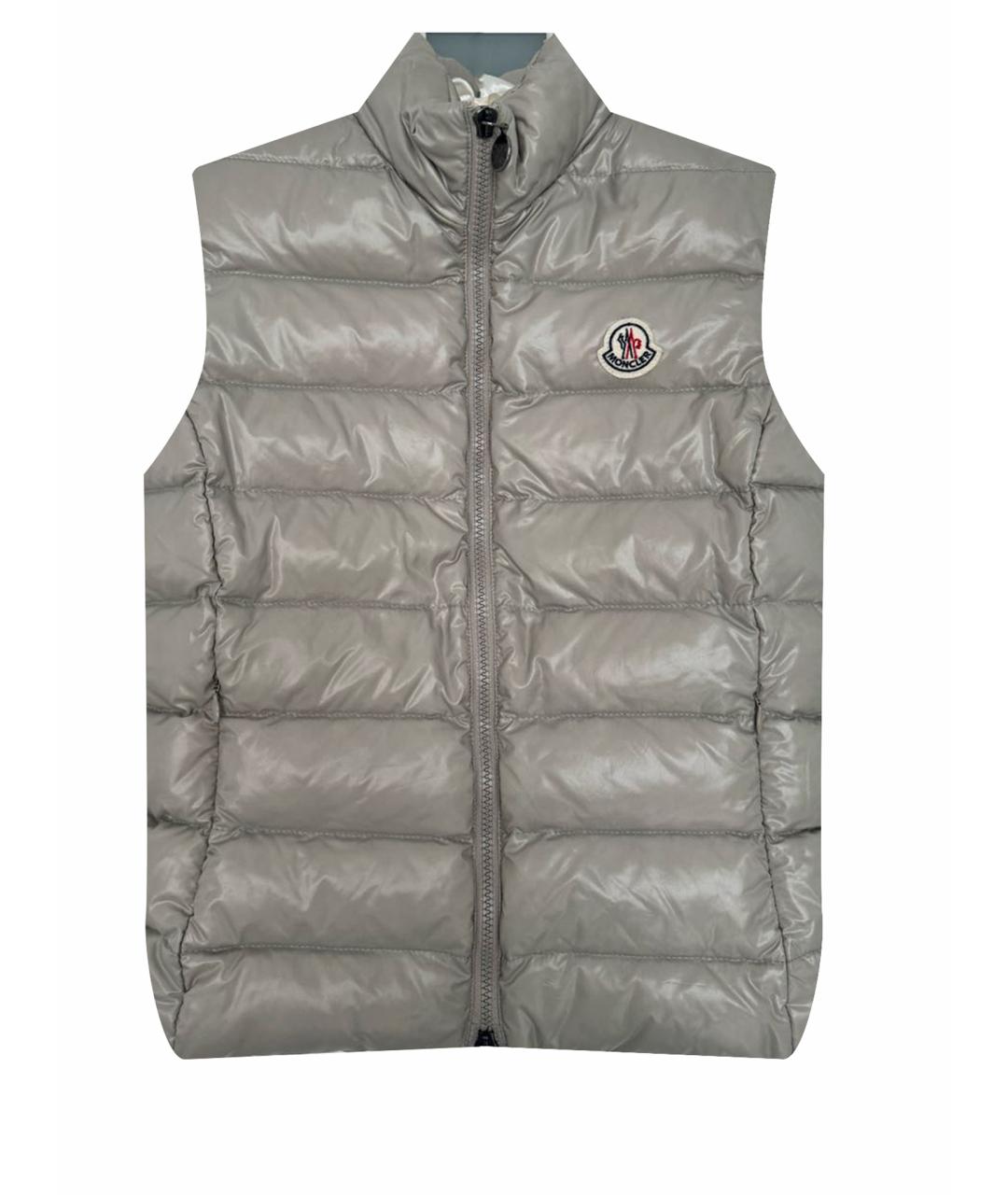 MONCLER Бежевый жилет, фото 1