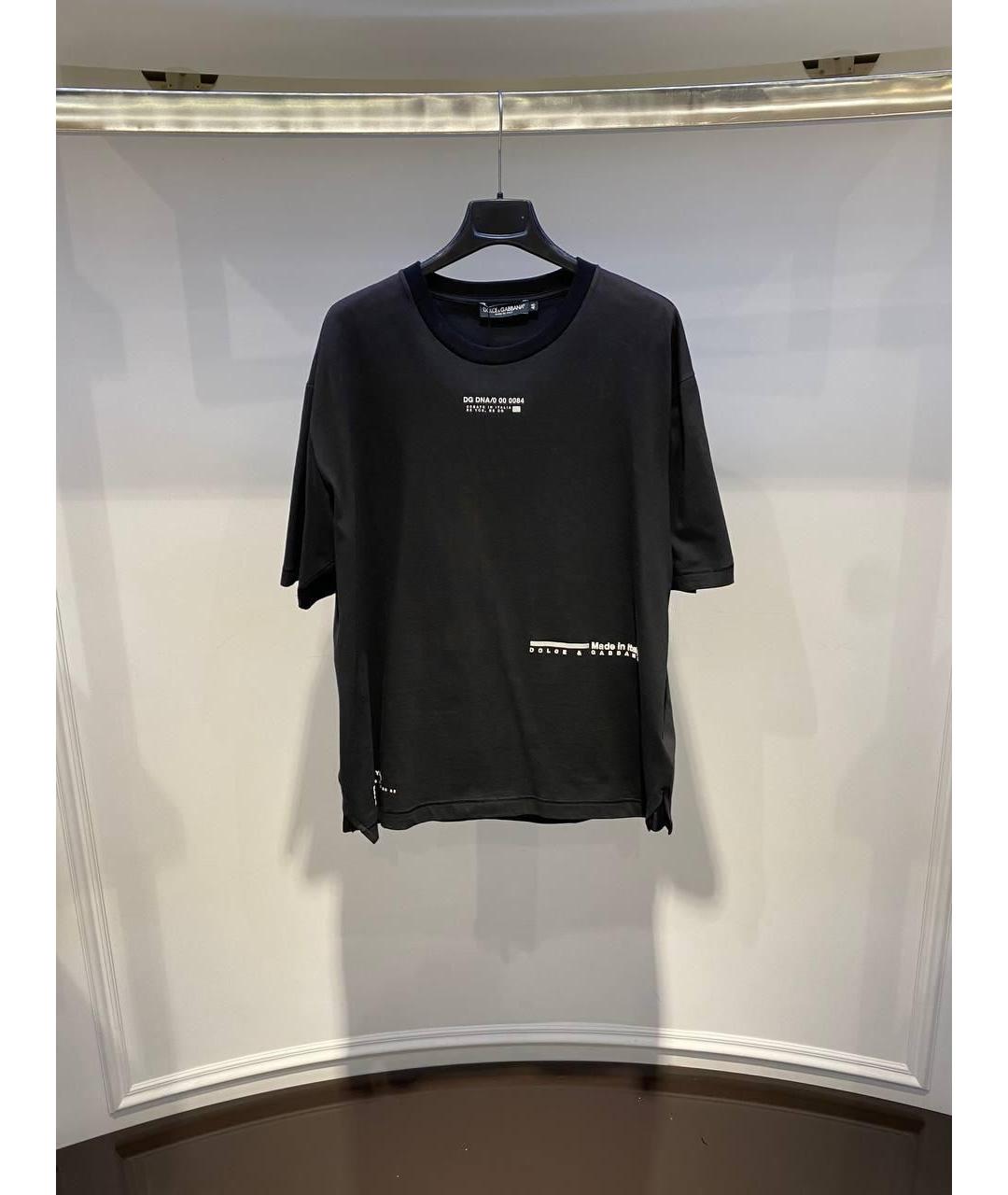 DOLCE&GABBANA Черная футболка, фото 3
